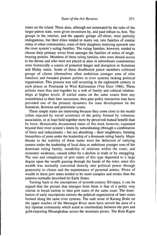 State formation in early maritime southeast asia | PDF