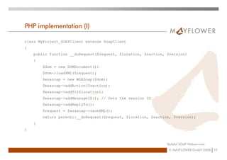 Stateful SOAP Webservices