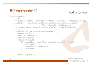 Stateful SOAP Webservices