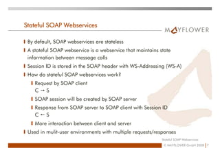 Stateful SOAP Webservices