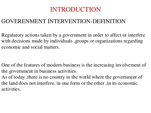 state intervention State investment in education and training summary - evaluating government intervention in markets how significant is the market failure (consequences). state intervention State investment in education and training summary - evaluating government intervention in markets how significant is the market failure (consequences).
