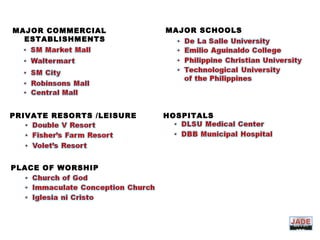 MAJOR COMMERCIAL
ESTABLISHMENTS
PRIVATE RESORTS /LEISURE
MAJOR SCHOOLS
HOSPITALS
PLACE OF WORSHIP
DIVIS
ION
 