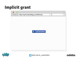 @alvaro_sanchez
Implicit grant
http://myFrontendApp.com/#/home
 