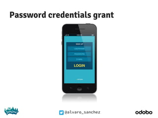 @alvaro_sanchez
Password credentials grant
 