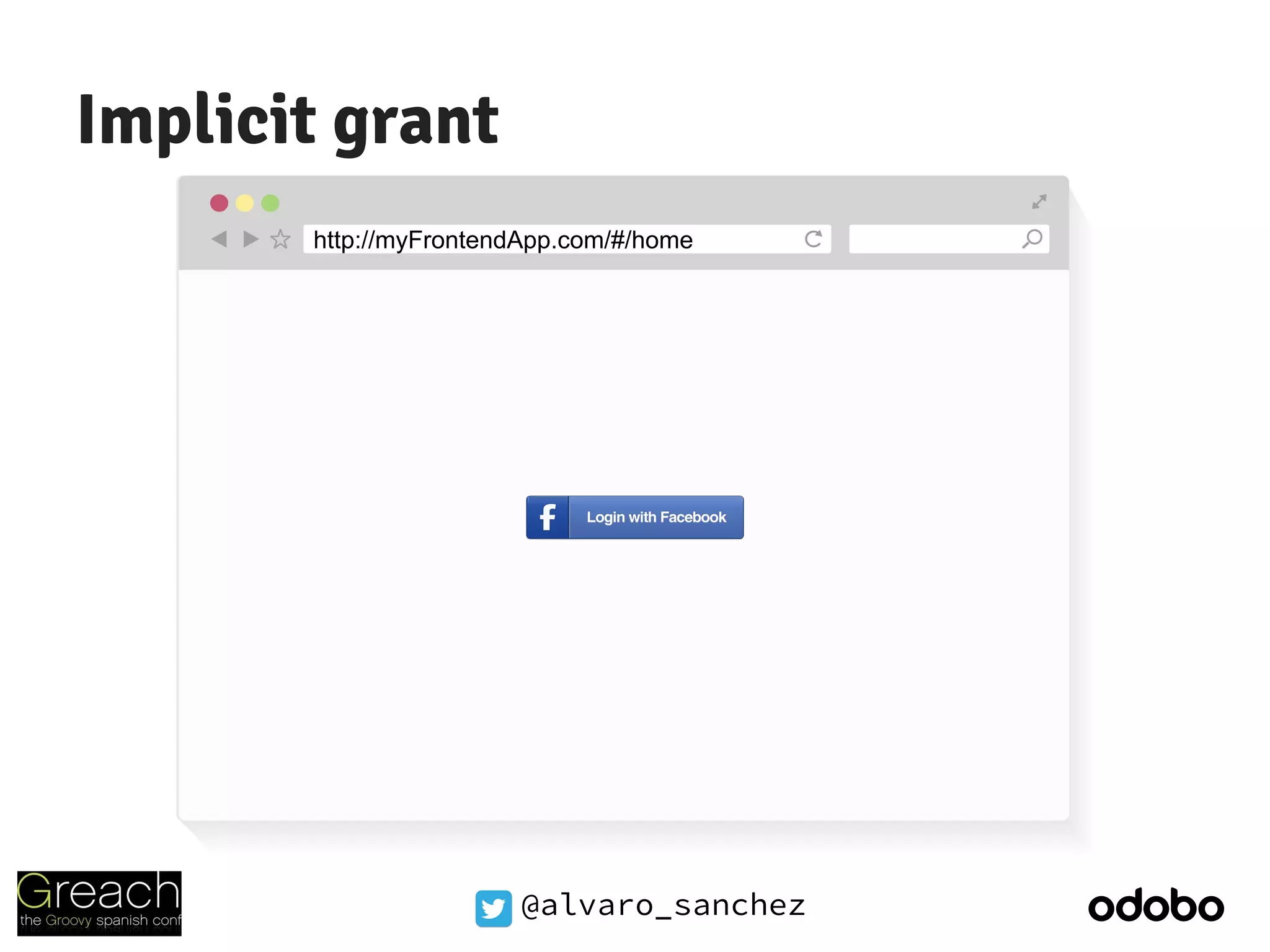 @alvaro_sanchez
Implicit grant
http://myFrontendApp.com/#/home
 