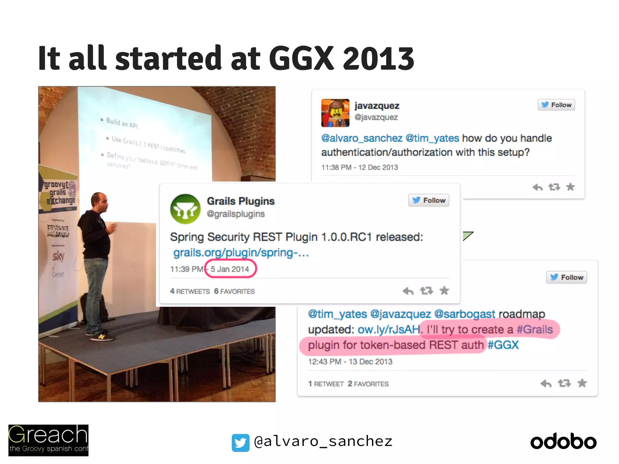 @alvaro_sanchez
It all started at GGX 2013
 