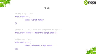 State, Life cycle, Methods & Events | PPTX