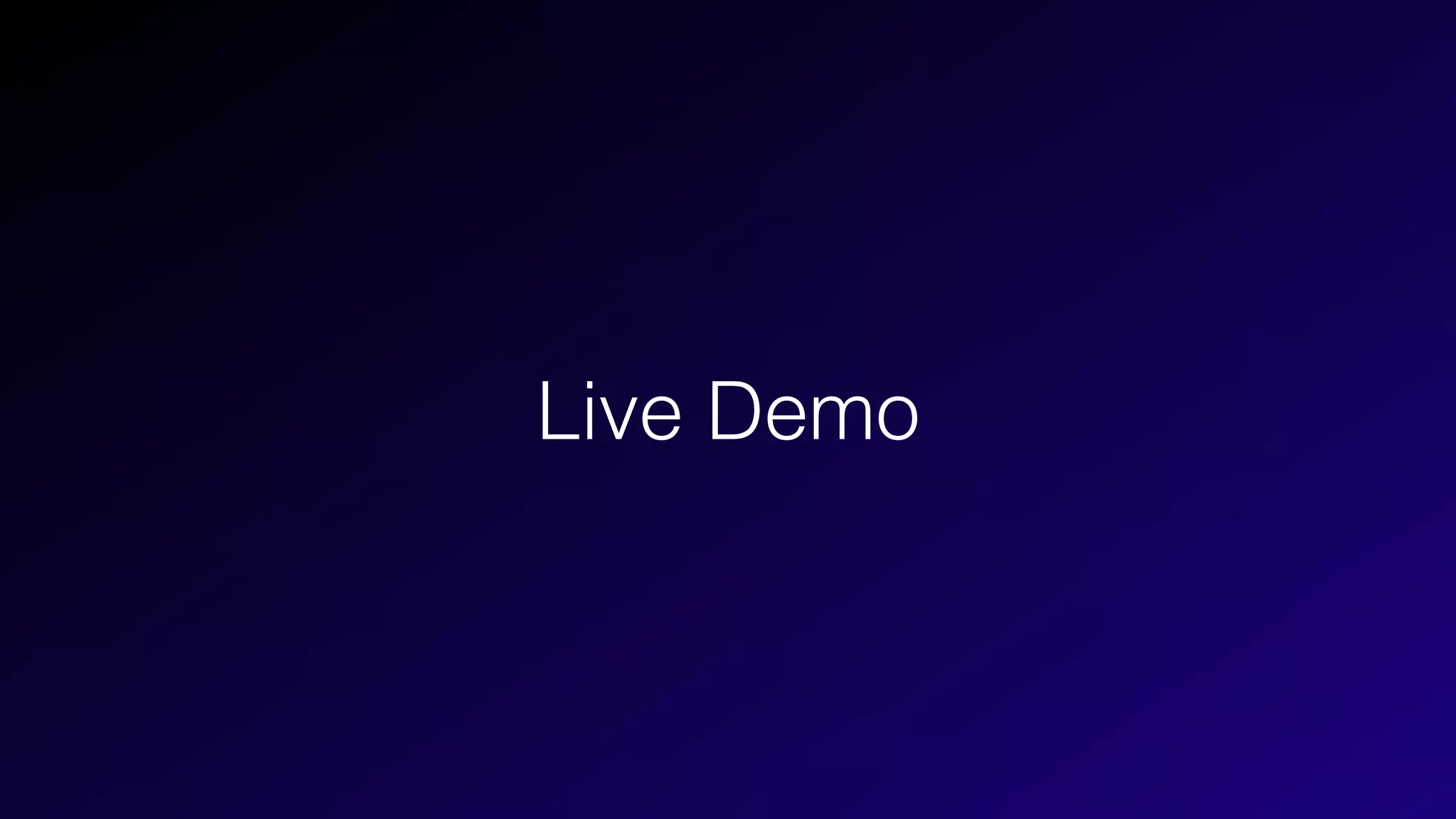 Live Demo
 