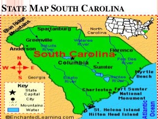 STATE MAP SOUTH CAROLINA

 