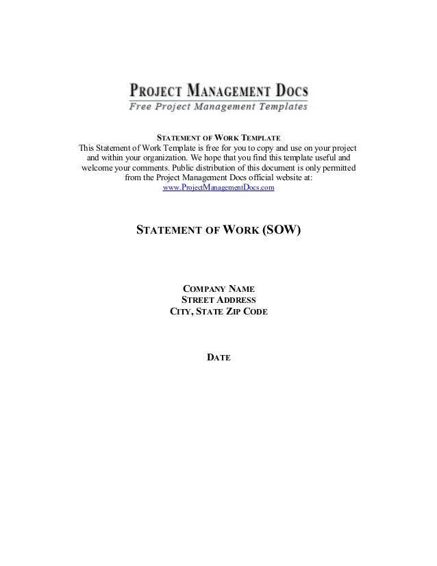 statement of work