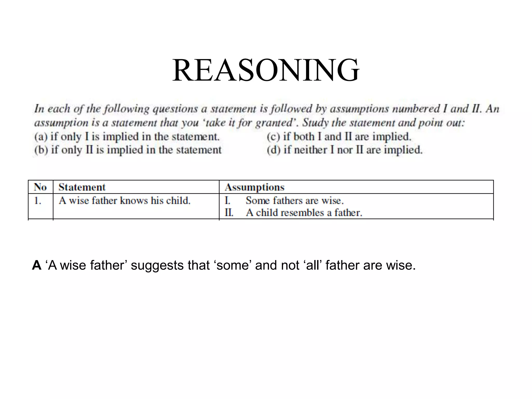 This Statement Is Based On The Assumption That Statement & assumptions | PPT