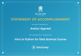 Intro to Python for Data Science Course | PPT