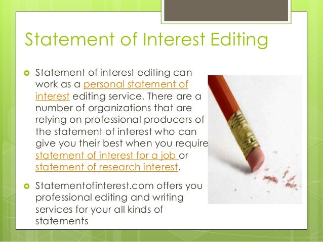 Statement Of Interest