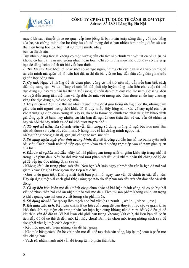 Cach viet essay