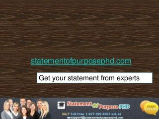statementofpurposephd.com
Get your statement from experts
 