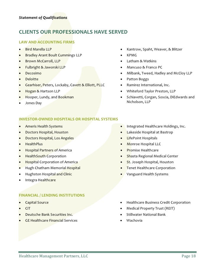 statement of qualifications state of california sample under statement of qualifications state of california sample