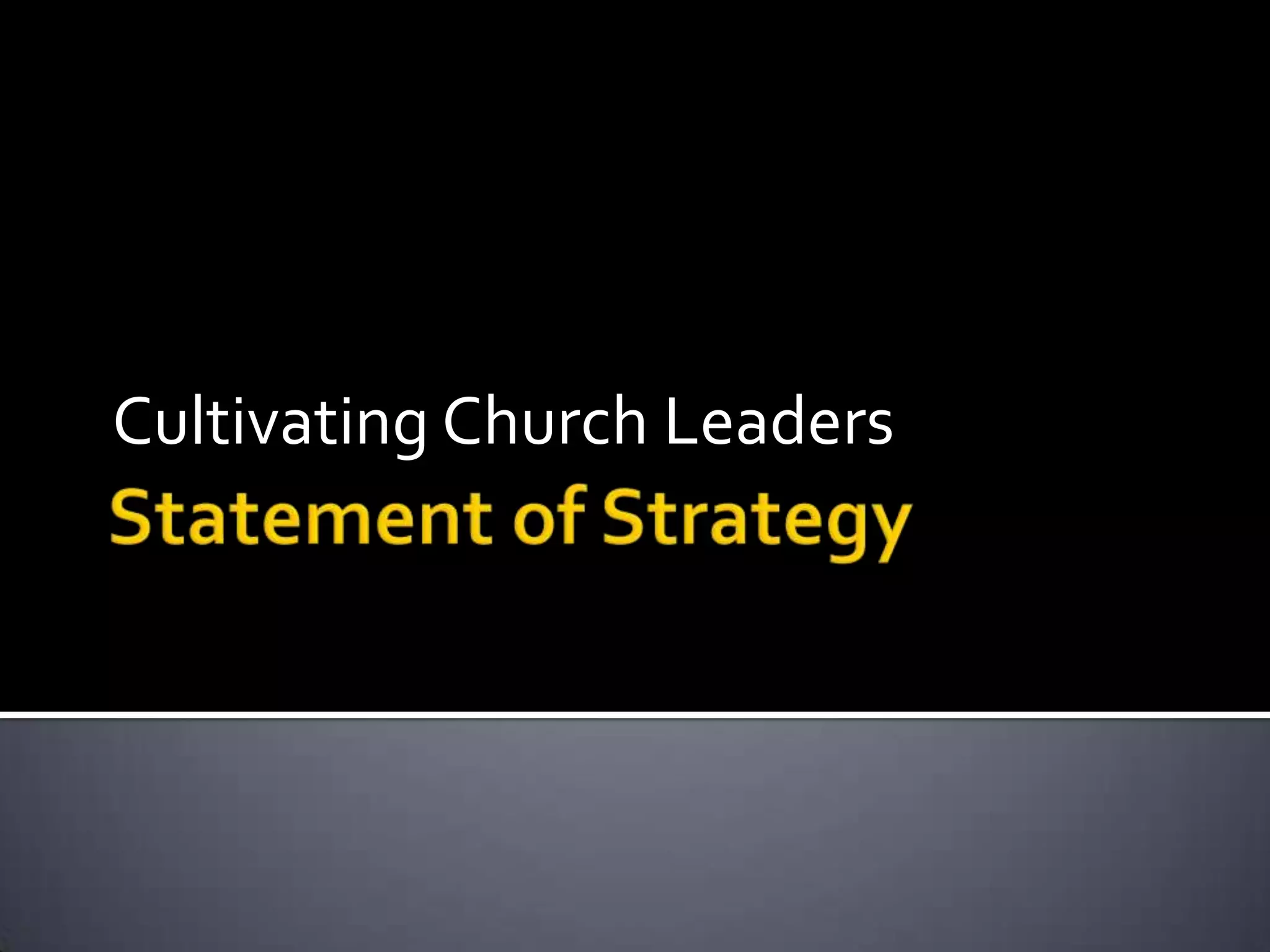 Local Church Education