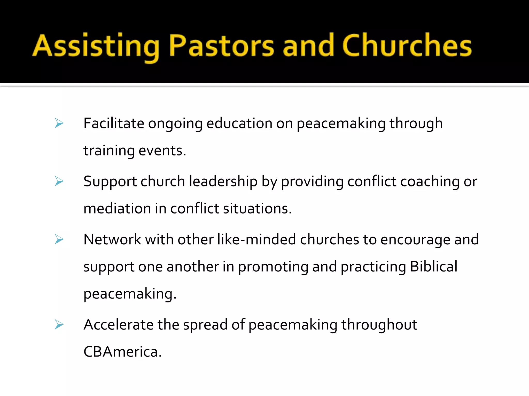 For mutual accountability