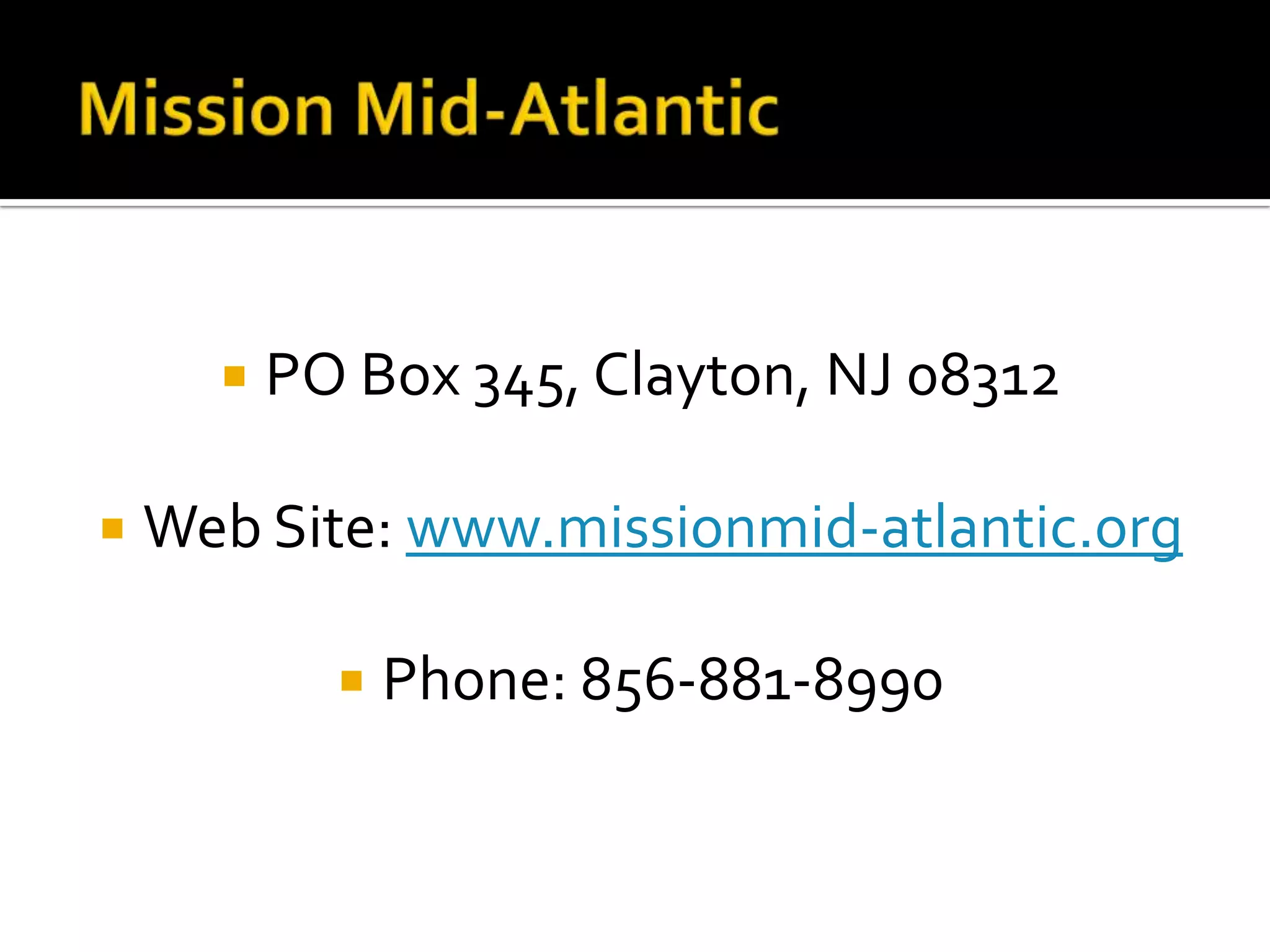 For mutual support and encouragement