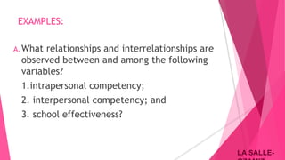 Statement of the Problem | PPTX | Professional School | Postgraduate ...