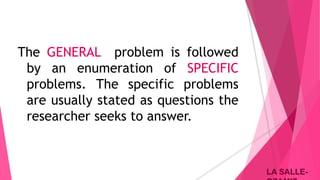 Statement of the Problem | PPT
