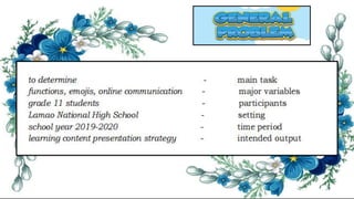 WRITING STATEMENT OF THE PROBLEM IN QUALITATIVE RESEARCH | PPTX ...