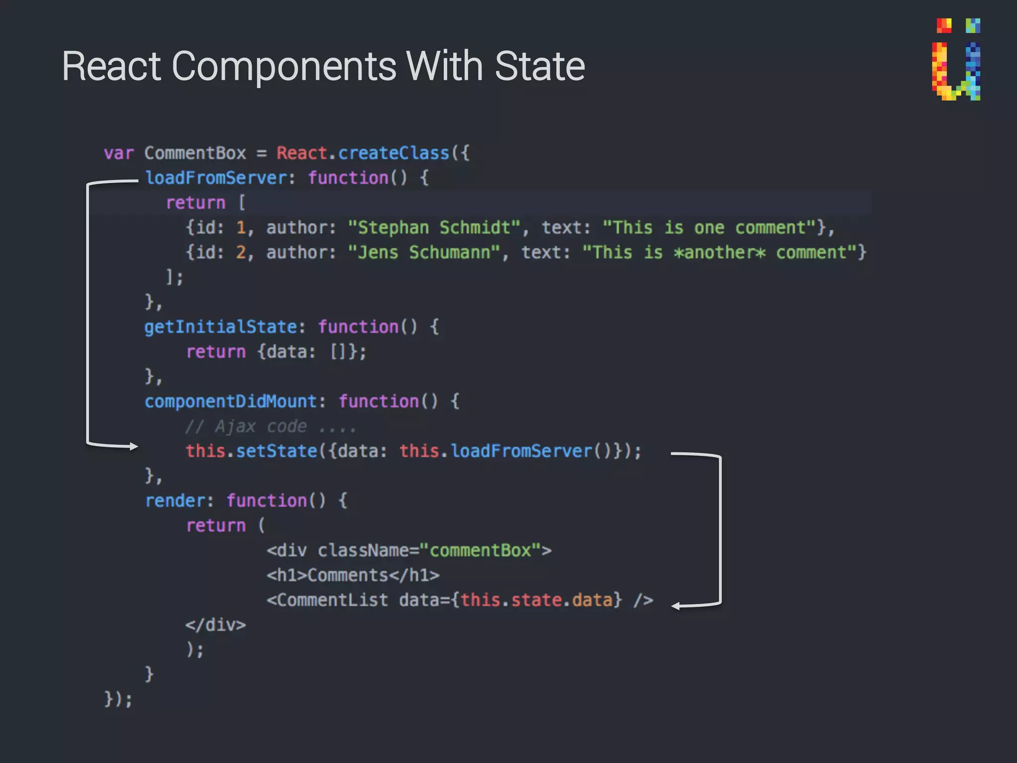React Components With State
 