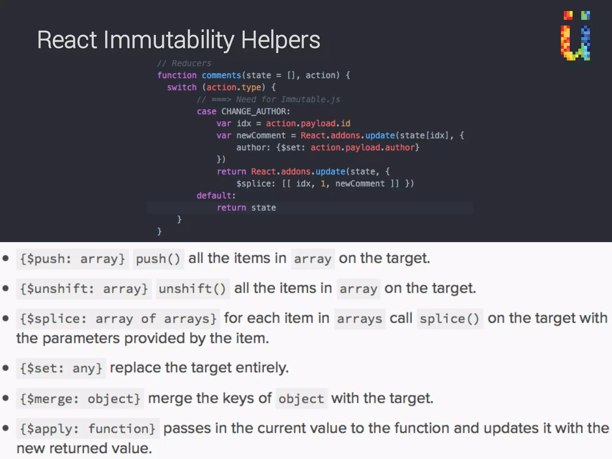 React Components Wired To Store
 