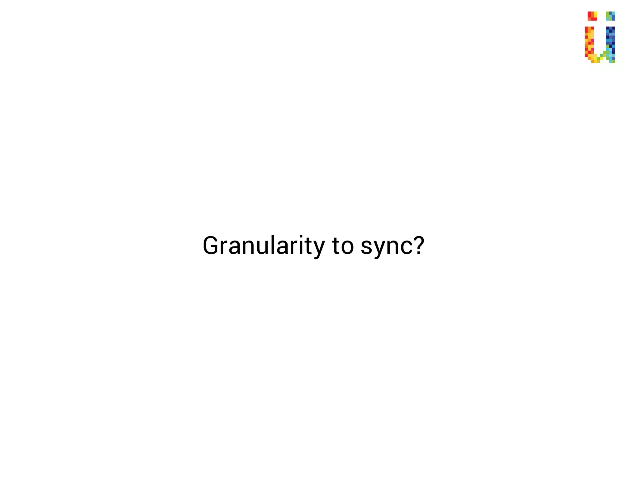 Some more thoughts …
 