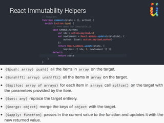 React Components Wired To Store
 