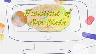 Non State Example Picture STATE AND NON STATE INSTITUTION POWERPOINT PREENTSTION | PPTX