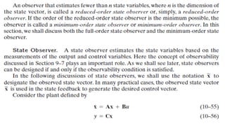 Design and Implementation of Full-Order and Reduced-Order State ...
