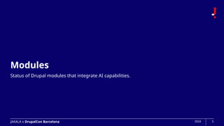The state of AI in Drupal 2024 (Barcelona) | PPTX