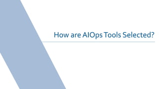 How are AIOpsTools Selected?
 