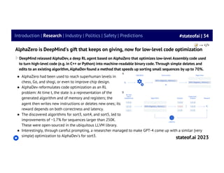 State of AI Report 2023 - Air Street Capital | PDF