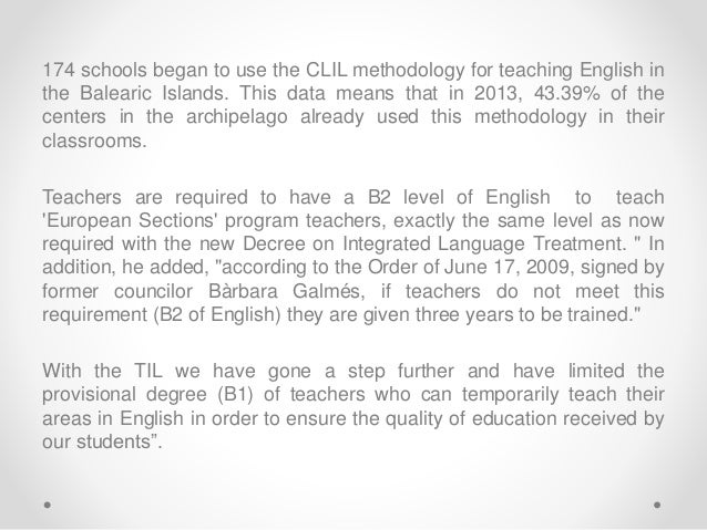 Clil State Of Art Report By Hands On Clil Clil State Of Art Report By Hands On Clil