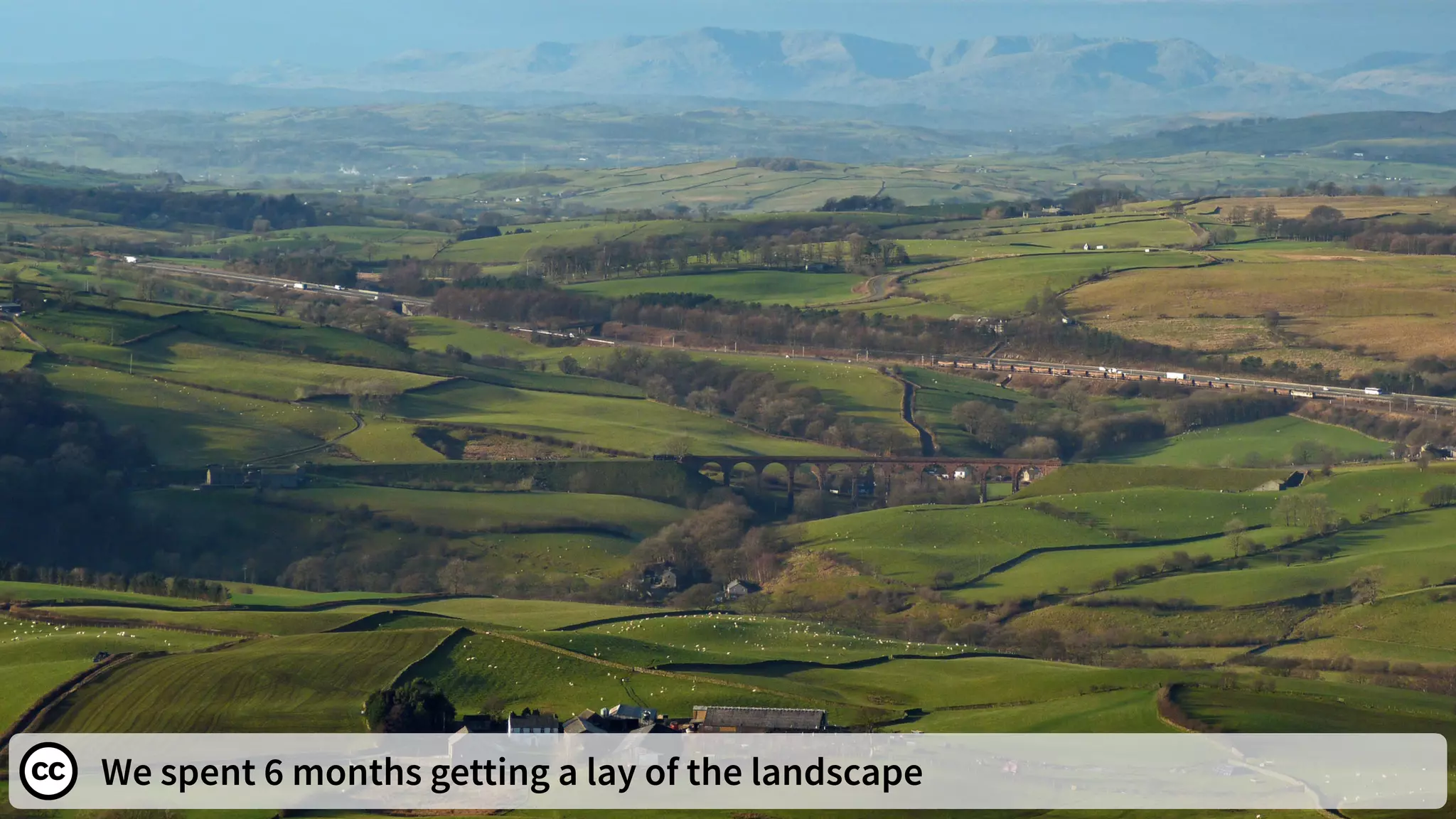 We spent 6 months getting a lay of the landscape
 