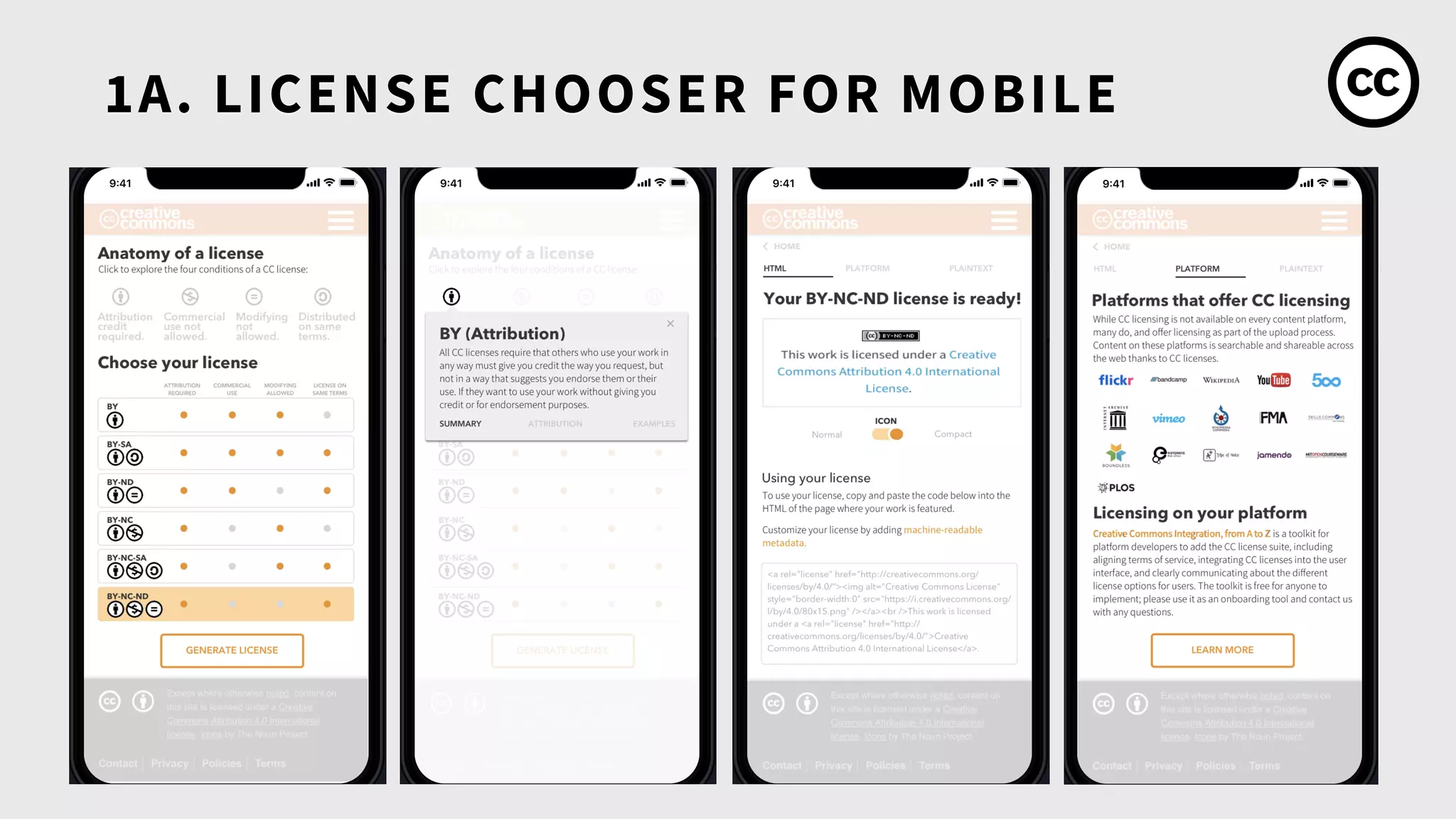 1A. LICENSE CHOOSER FOR MOBILE
 