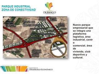 Parque INDUSTRIAL<br />ZONA DE CONECTIVIDAD<br />Nuevo parque empresarial que se integra una plataforma logística, área in...