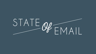 State of email in 2015