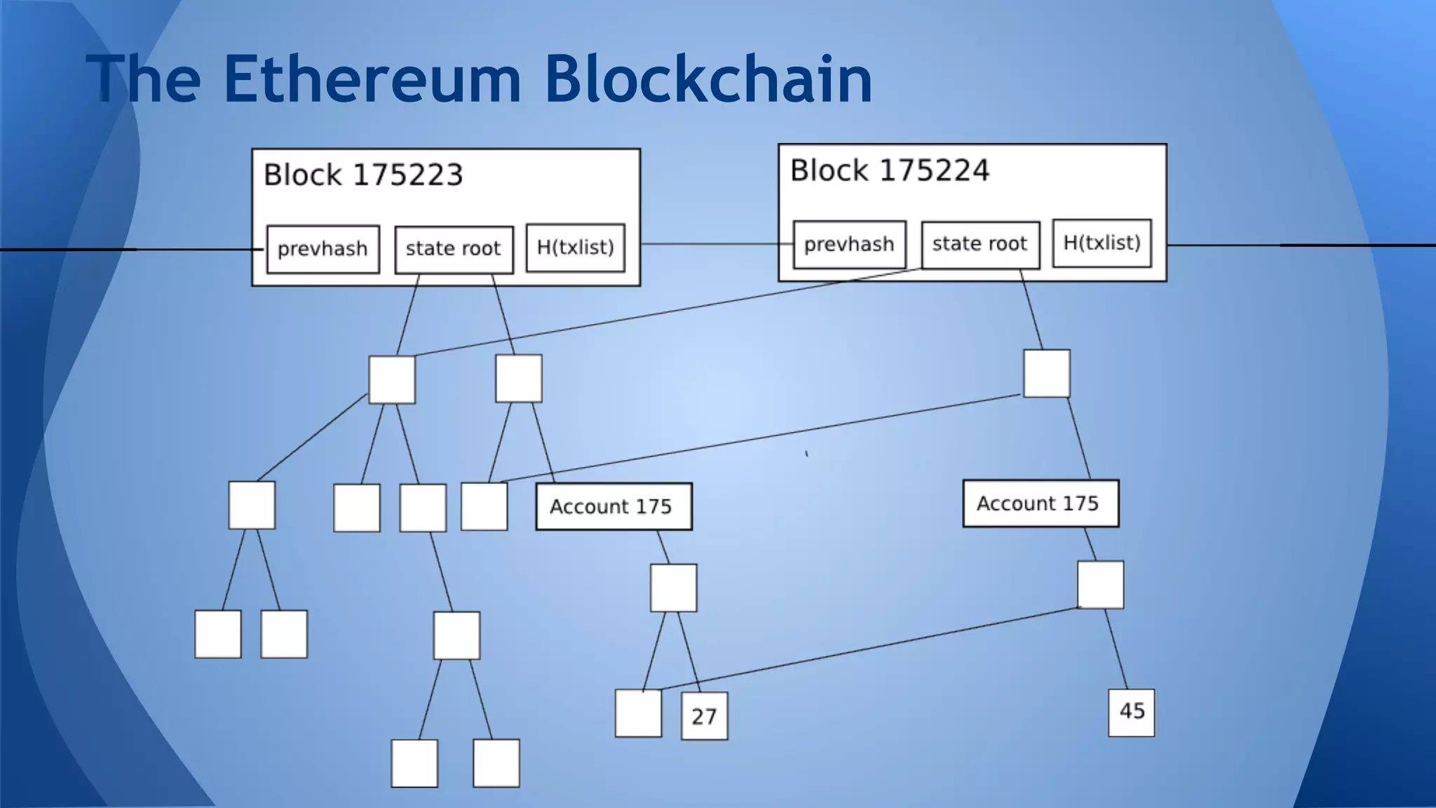 The Ethereum Blockchain
 