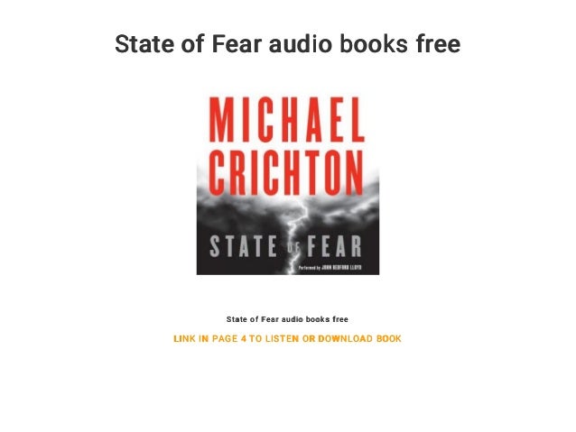 State Of Fear Audio Books Free