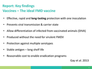 State of foot-and-mouth disease research