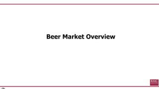 Beer Market Overview
 