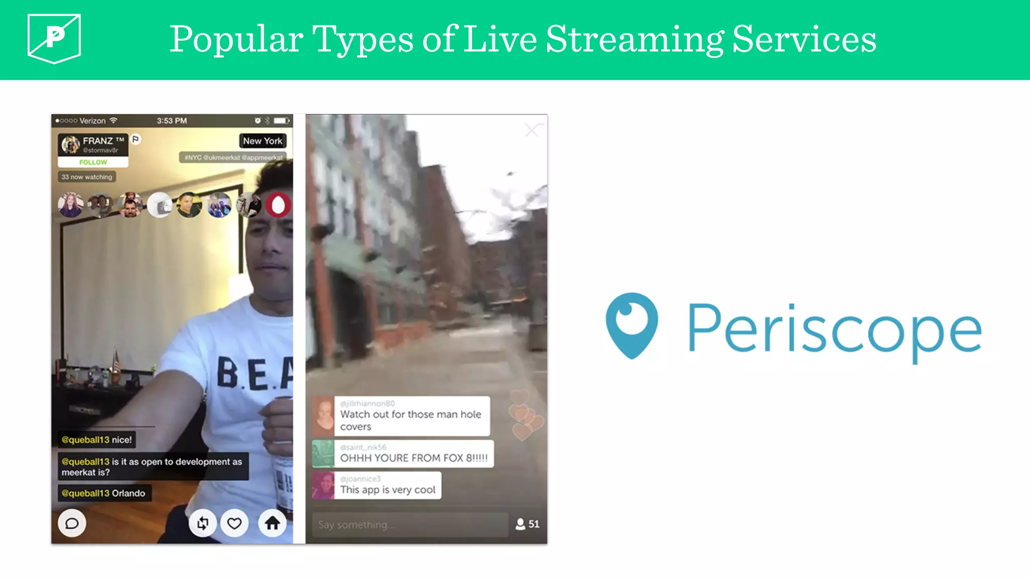 Popular Types of Live Streaming Services
 