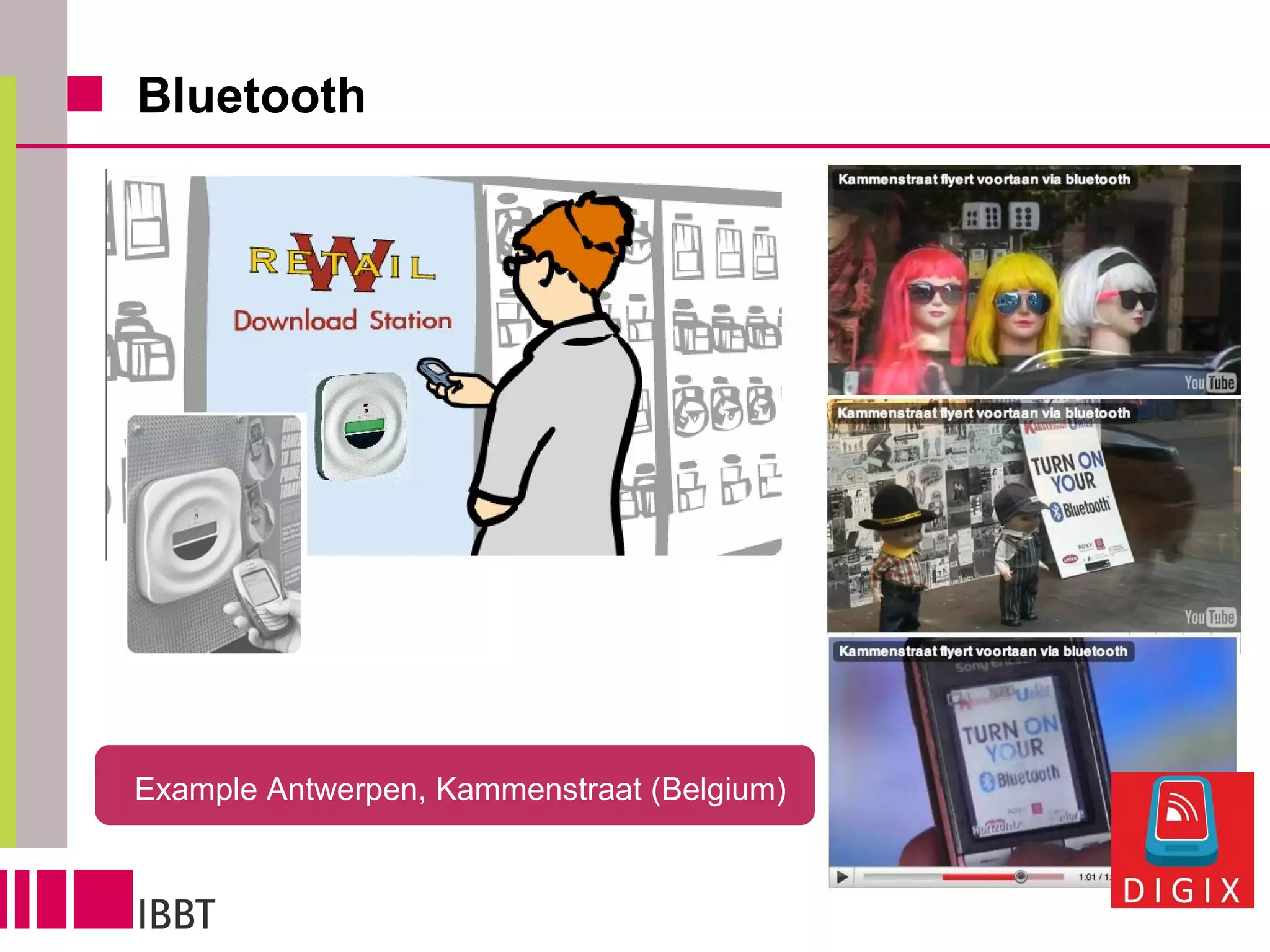Bluetooth Example Antwerpen, Kammenstraat (Belgium) 