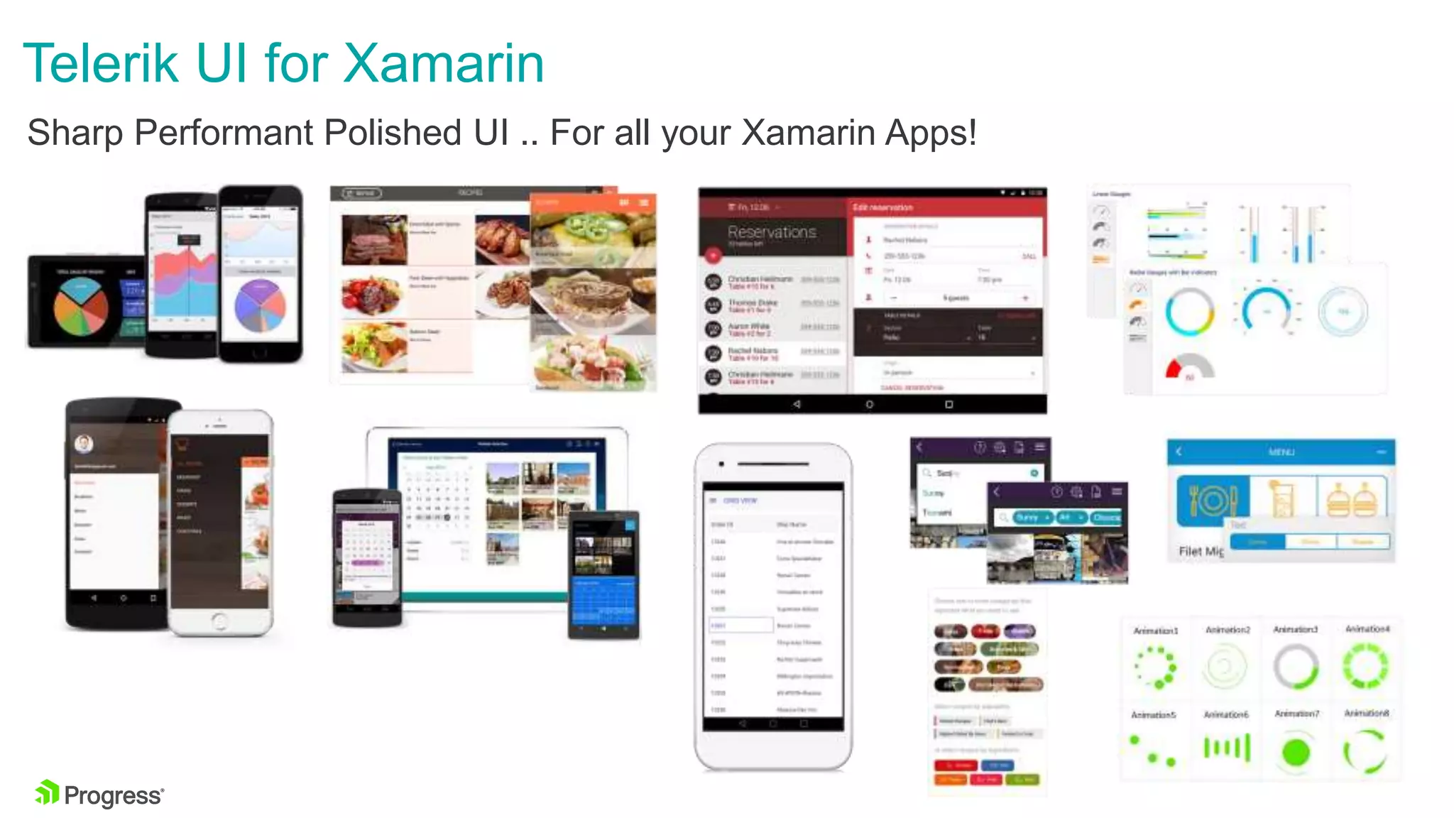 Sharp Performant Polished UI .. For all your Xamarin Apps!
Telerik UI for Xamarin
 