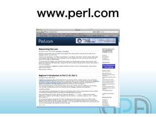 Perlの現在と未来 2010