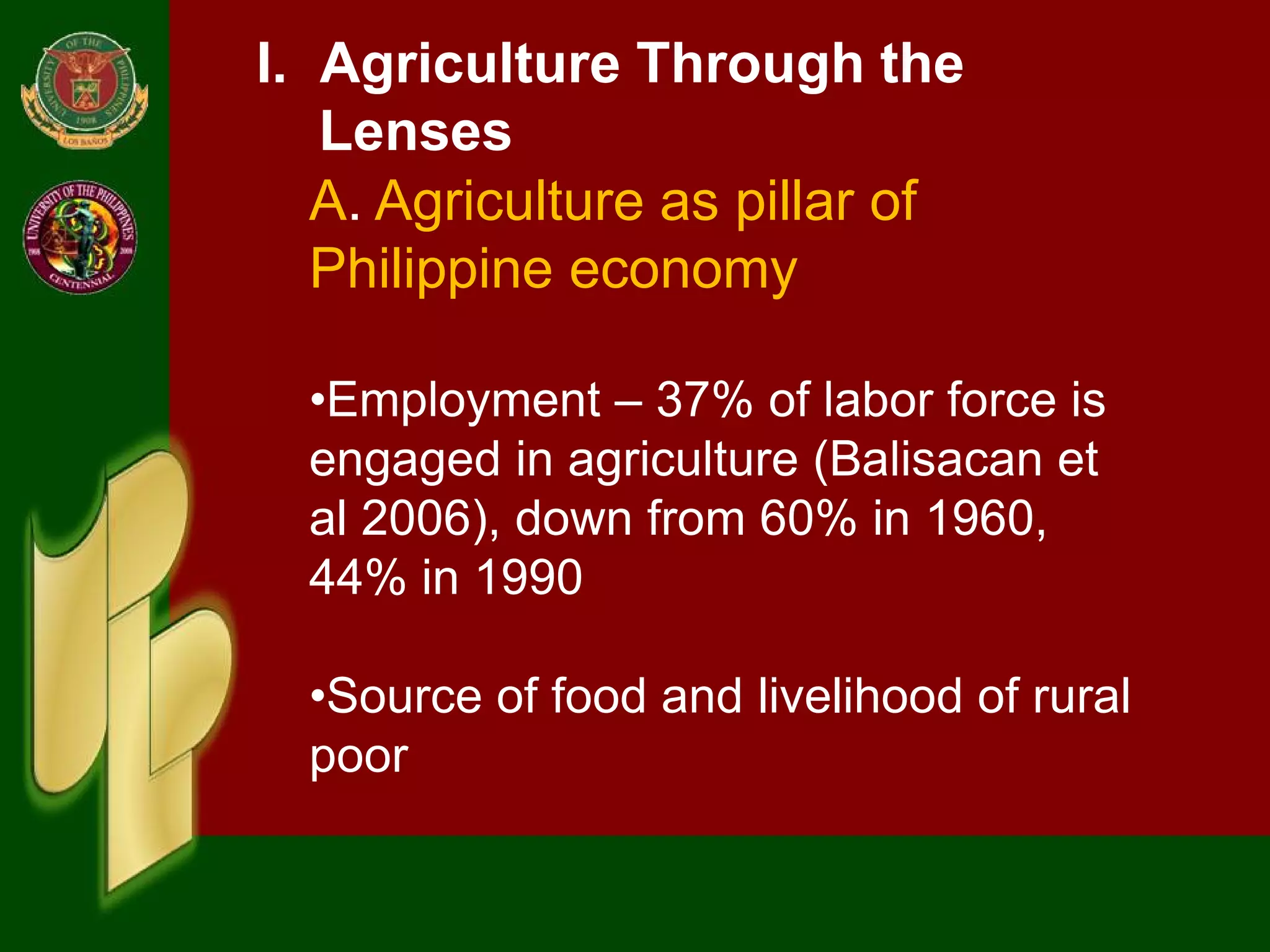 State of Philippine Agriculture | PDF