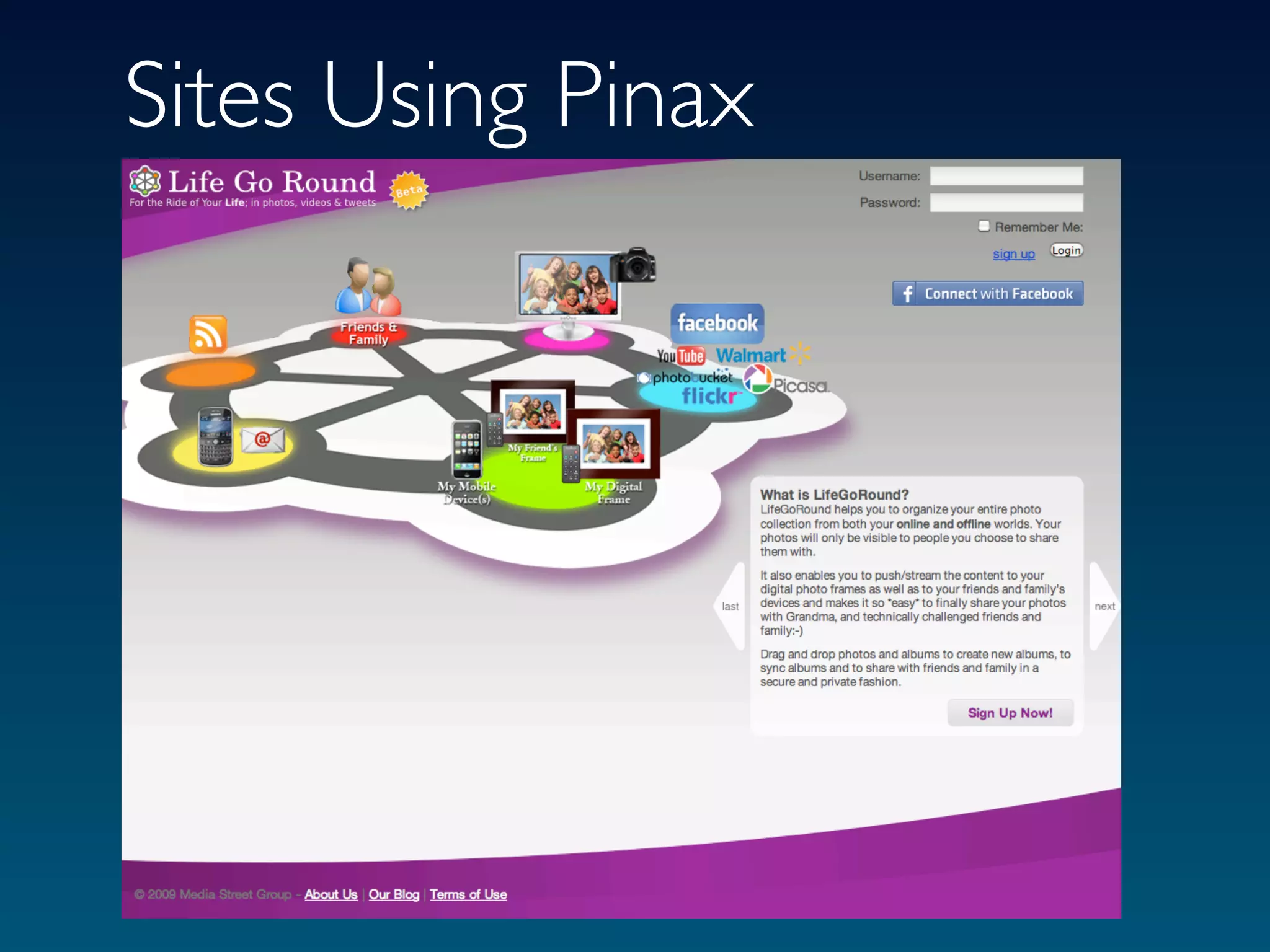 Sites Using Pinax
 